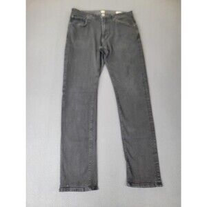 Agave Denim Classic Jeans Mens 34 Black Triple Black Flex Made in USA 1G-1028